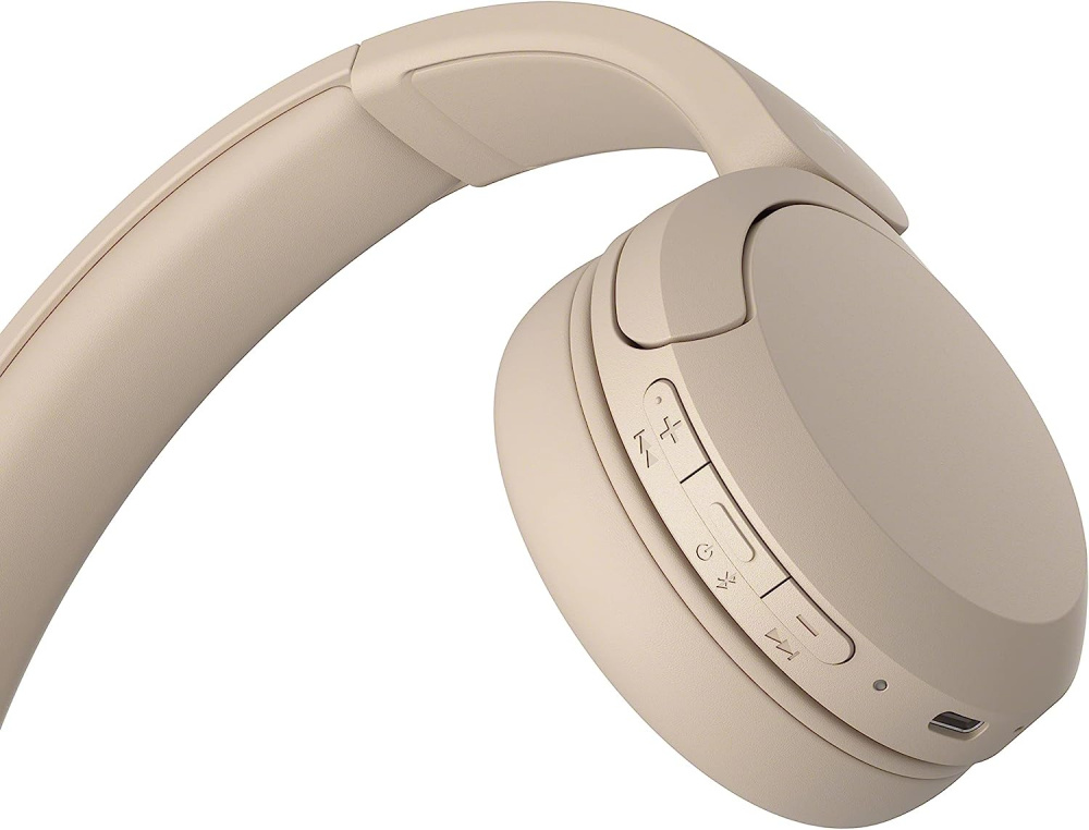 Sony WH-CH520 kabellose On-Ear-Kopfhörer, beige