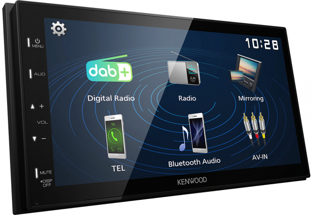 Kenwood DMX129DAB, Autoradio mit 6.8