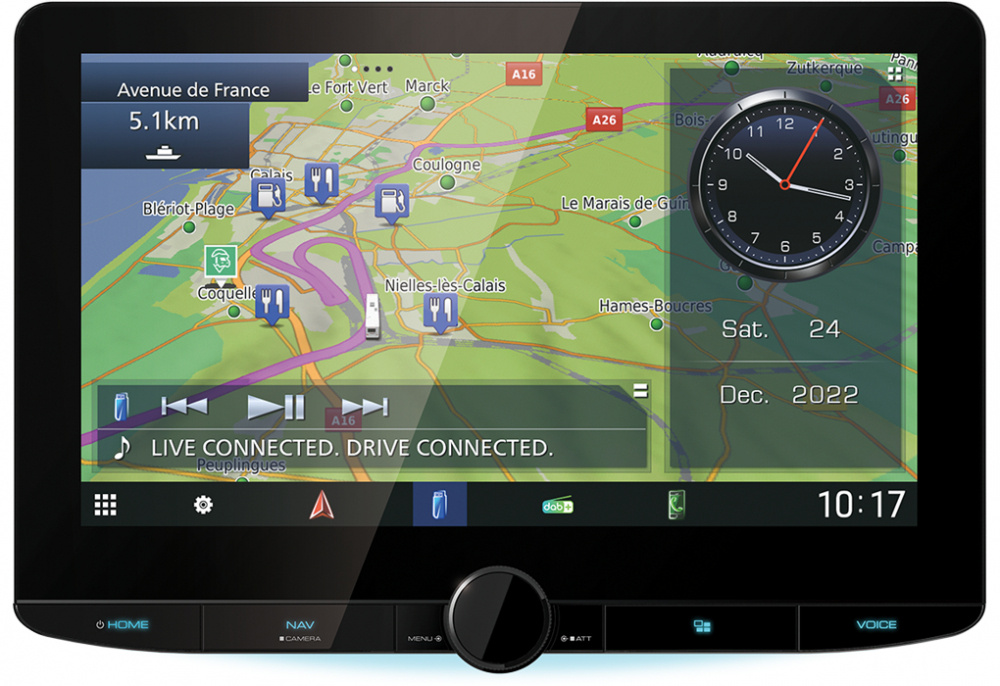 Kenwood DNR-992RVS, Autoradio mit Navigation, DAB+, Apple CarPlay und mehr!