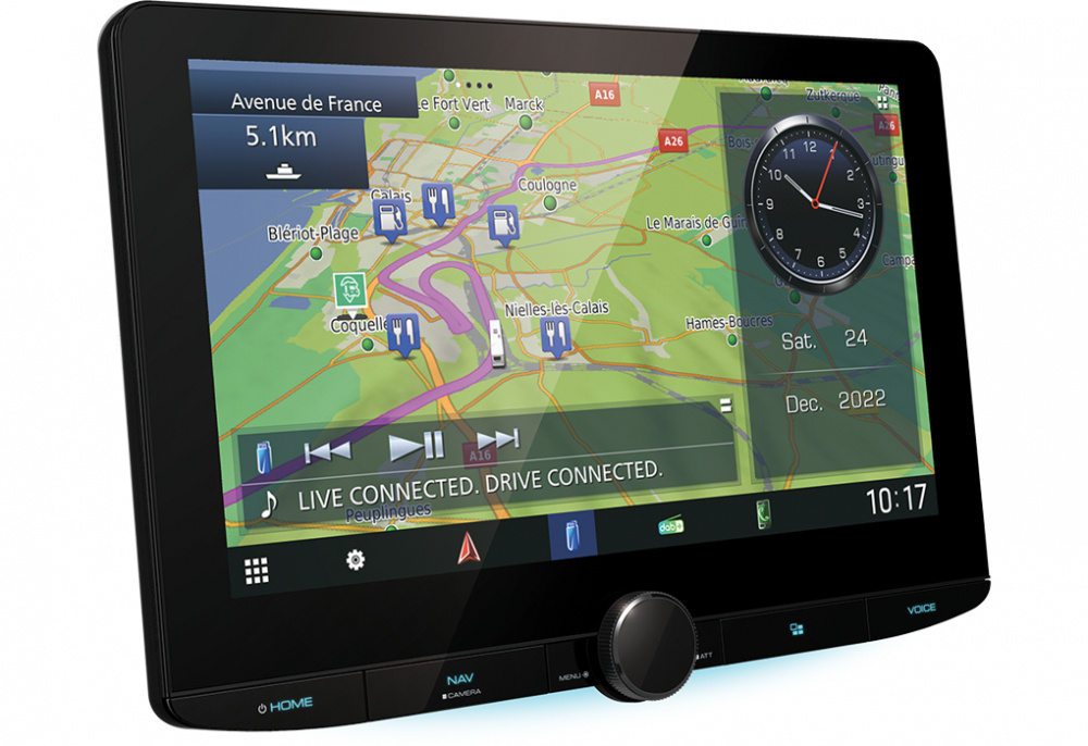Kenwood DNR-992RVS, Autoradio mit Navigation, DAB+, Apple CarPlay und mehr!