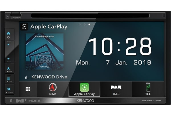 Kenwood DNX5190DABS, smartes Autoradio mit Navigation, DAB+ und CD-Player
