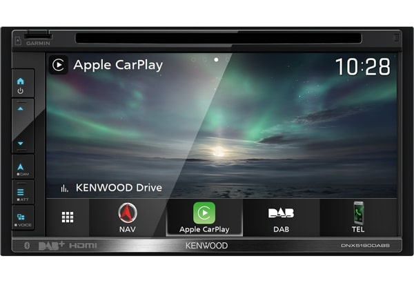 Kenwood DNX5190DABS, smartes Autoradio mit Navigation, DAB+ und CD-Player