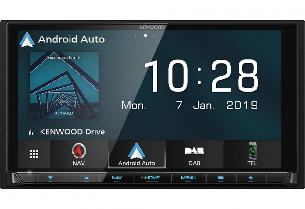 Kenwood DNX-9190DABS, Autoradio mit kabellosem Android Auto, Apple CarPlay und DAB+