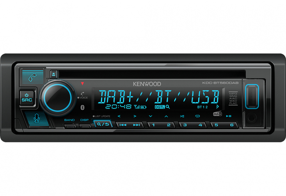 Kenwood KDC-BT560DAB, Autoradio mit Bluetooth, CD-Player und DAB+