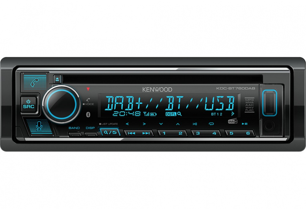 Kenwood KDC-BT760DAB, Autoradio mit Bluetooth und DAB+