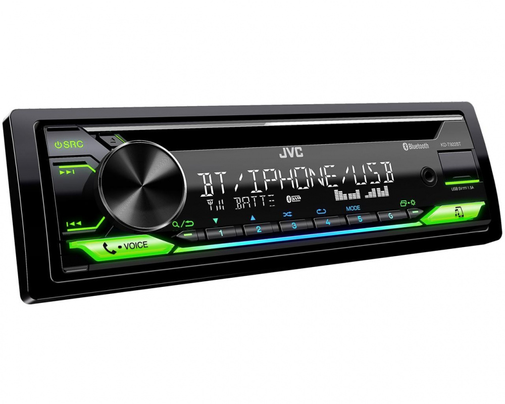 JVC KD-T922BT, Autoradio mit Bluetooth und Freisprecheinrichtung
