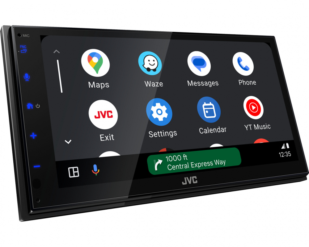 JVC KW-M593BT, Autoradio mit CarPlay, Android Auto und 2+1 Paar Cinch-Ausgängen