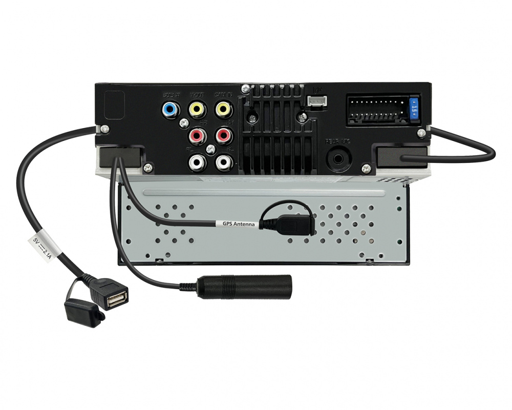 JVC KW-M593BT, Autoradio mit CarPlay, Android Auto und 2+1 Paar Cinch-Ausgängen