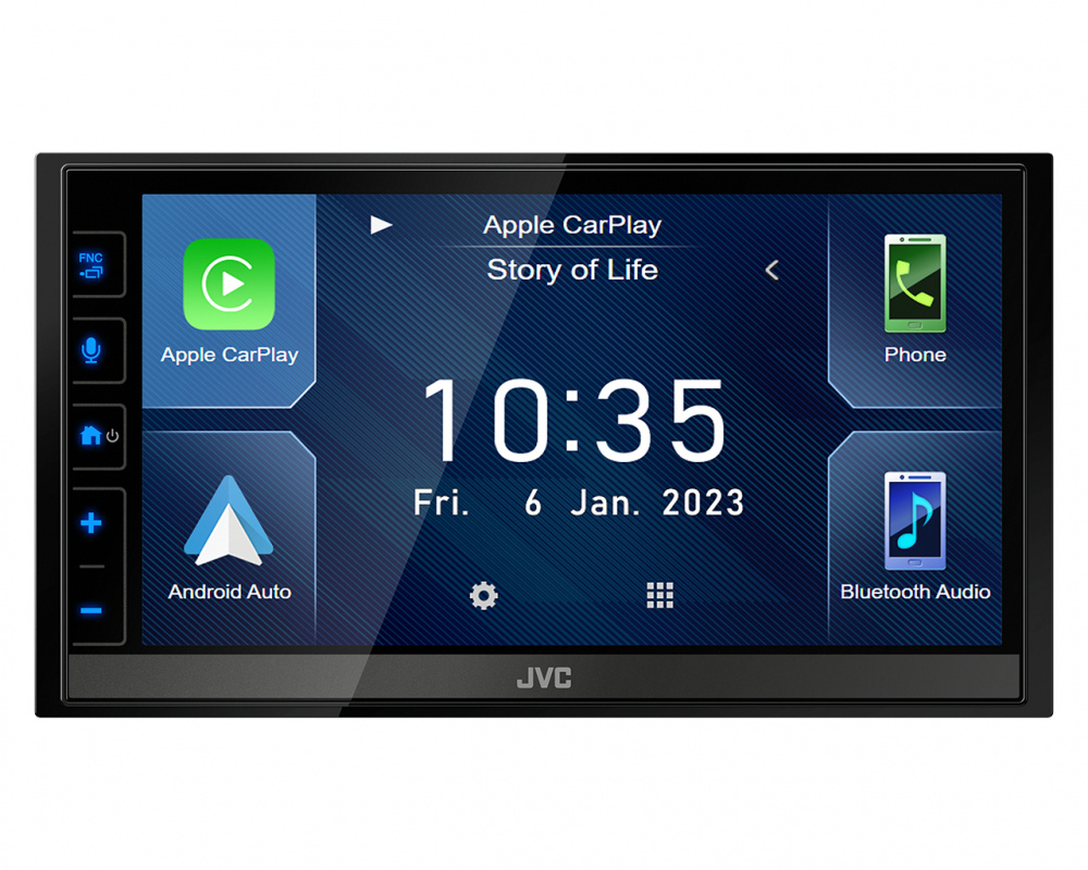 JVC KW-M785DBW, Autoradio mit kabellosem CarPlay & Android Auto