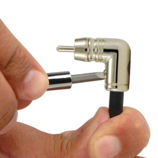 Planet Waves lötfreie Winkel-RCA-Stecker, Stück