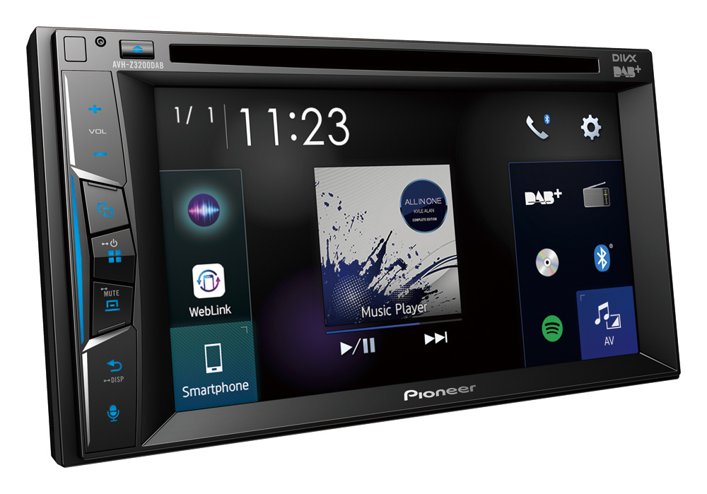 Pioneer AVH-Z3200DAB, Autoradio mit Apple CarPlay, Bluetooth und DAB+