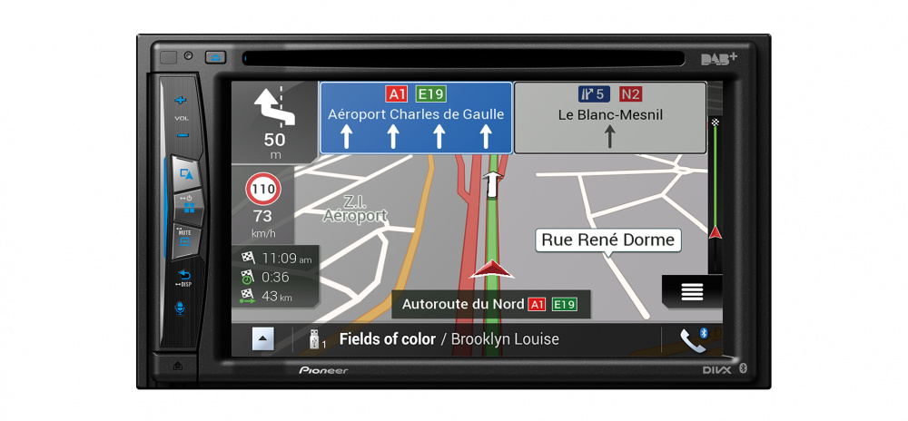 Pioneer AVIC-Z730DAB, Autoradio mit kabellosem Apple CarPlay, Navigation und DAB+