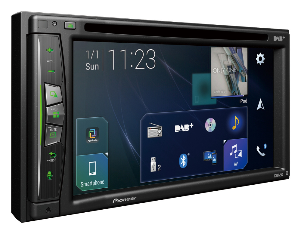Pioneer AVIC-Z730DAB, Autoradio mit kabellosem Apple CarPlay, Navigation und DAB+