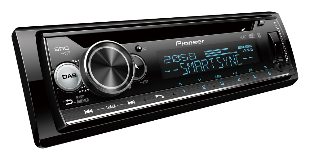 Pioneer DEH-S720DAB, Autoradio mit 2x Bluetooth und DAB+