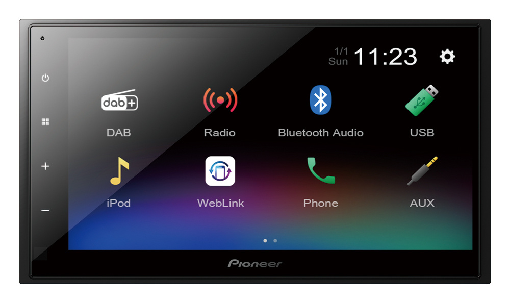 Pioneer DMH-A340 DAB, Autoradio mit 6.8