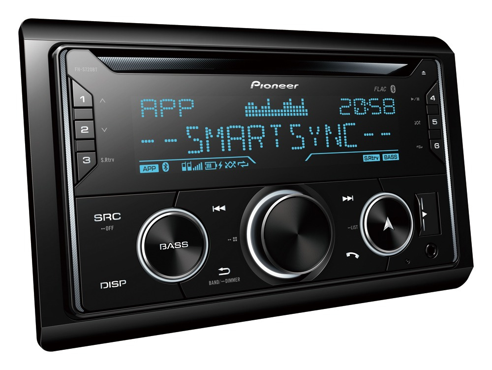 Pioneer FH-S720BT, Autoradio mit Bluetooth, CD und 3 Paar Vorverstärkerausgängen
