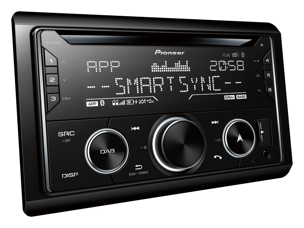 Pioneer FH-S820DAB, Autoradio mit Bluetooth, CD-Player und DAB+