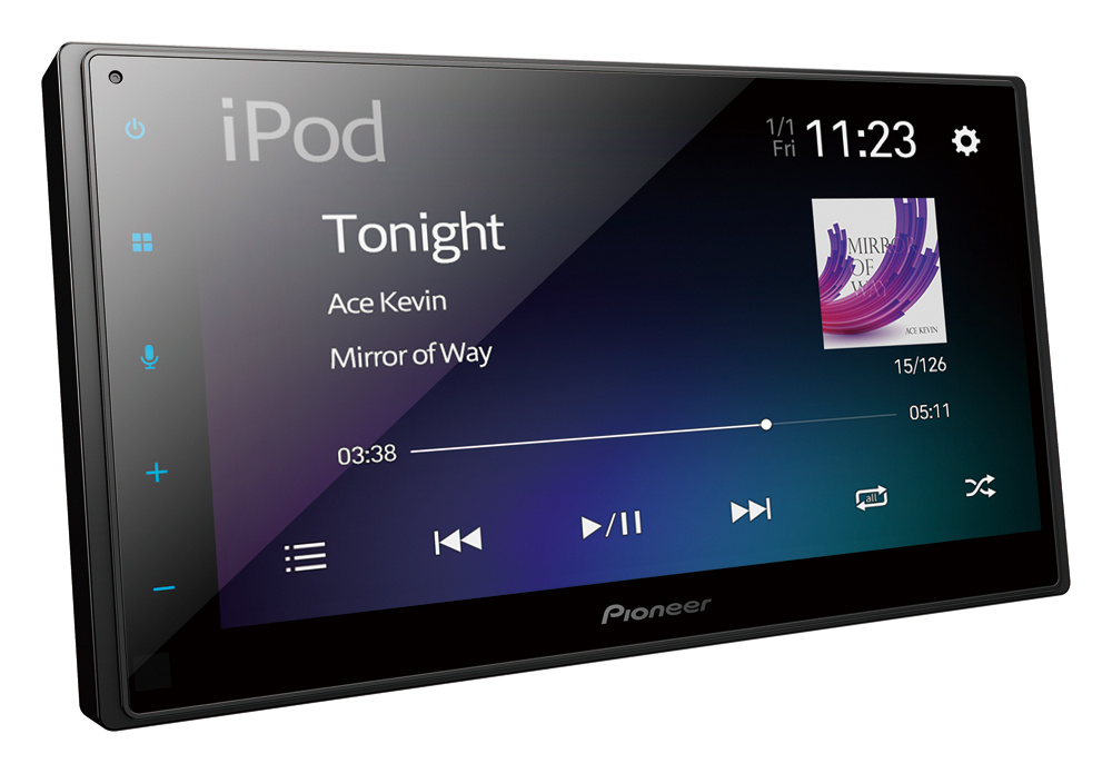 Pioneer SPH-DA160DAB, Autoradio mit CarPlay, DAB+ und Bluetooth
