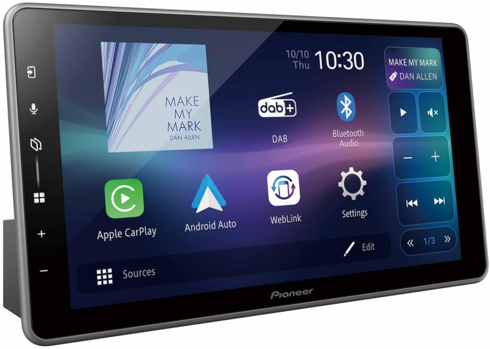Pioneer SPH-DA97DAB-T, 9-Zoll-Autoradio für Ford Transit 2013->