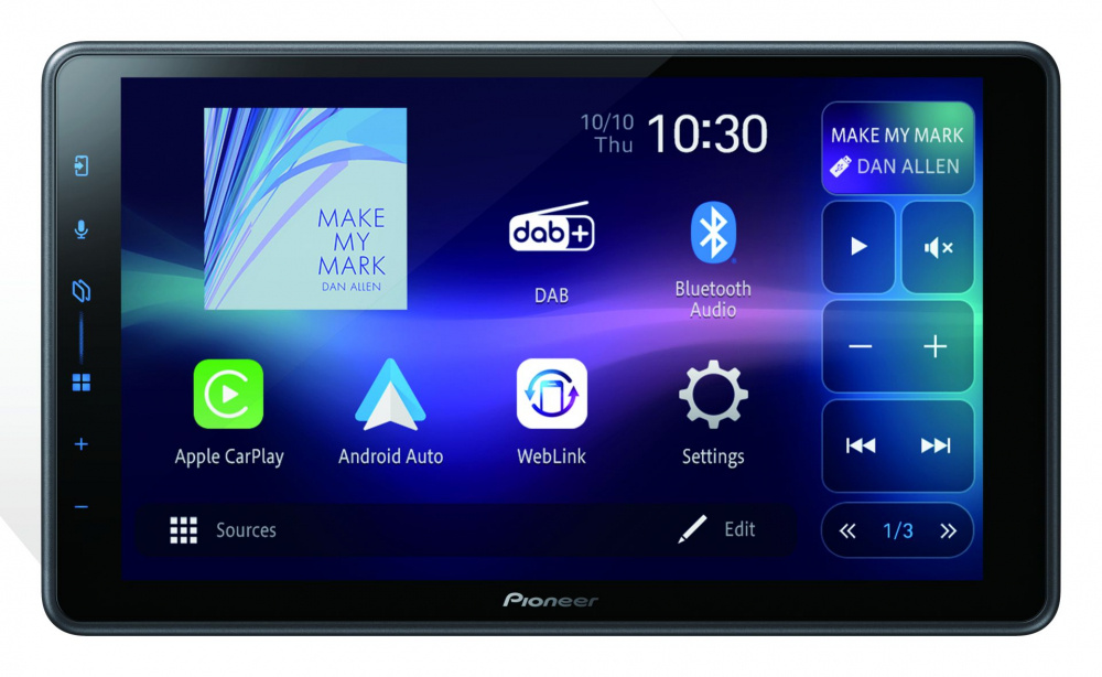 Pioneer SPH-EVO98DAB-UNI 9-Zoll-Autoradio mit kabellosem CarPlay/Android Auto