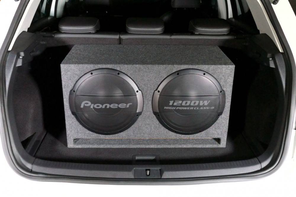 Pioneer TS-WX1220AH, aktives Bassreflex-Subwoofergehäuse 2x12 Zoll 600W RMS