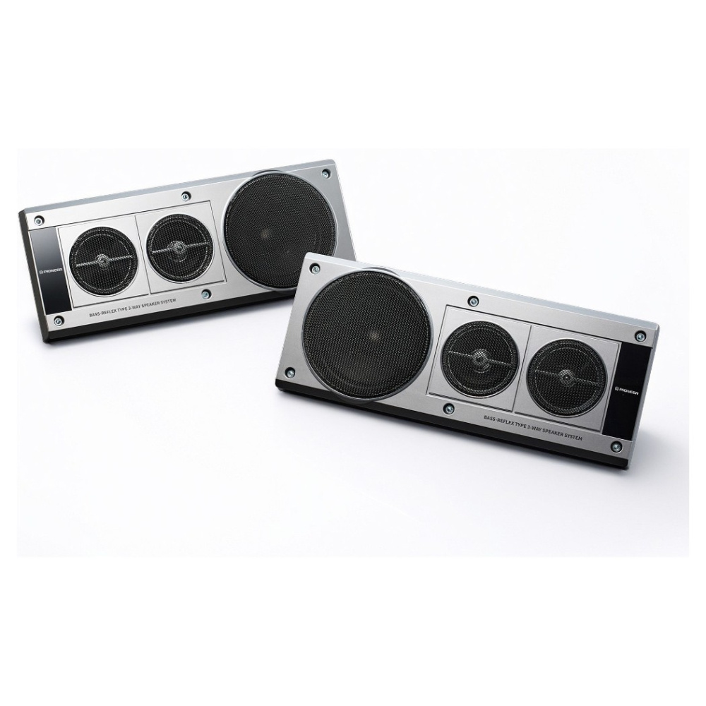 Pioneer TS-X40SXT 3-Wege-Gehäuselautsprecher mit Retrodesign, Paar