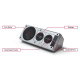 Pioneer TS-X40SXT 3-Wege-Gehäuselautsprecher mit Retrodesign, Paar Pioneer TS-X40SXT 3-Wege-Gehäuselautsprecher mit Retrodesign, Paar
