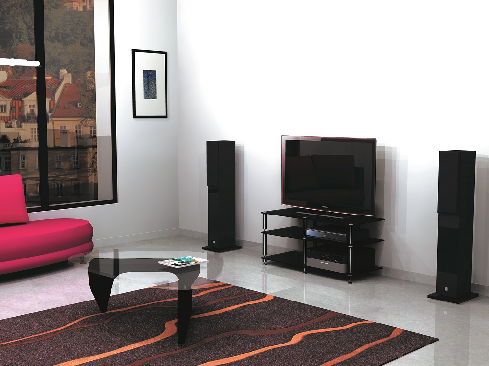 Norstone Bergen AV 2, TV-/Media-Rack