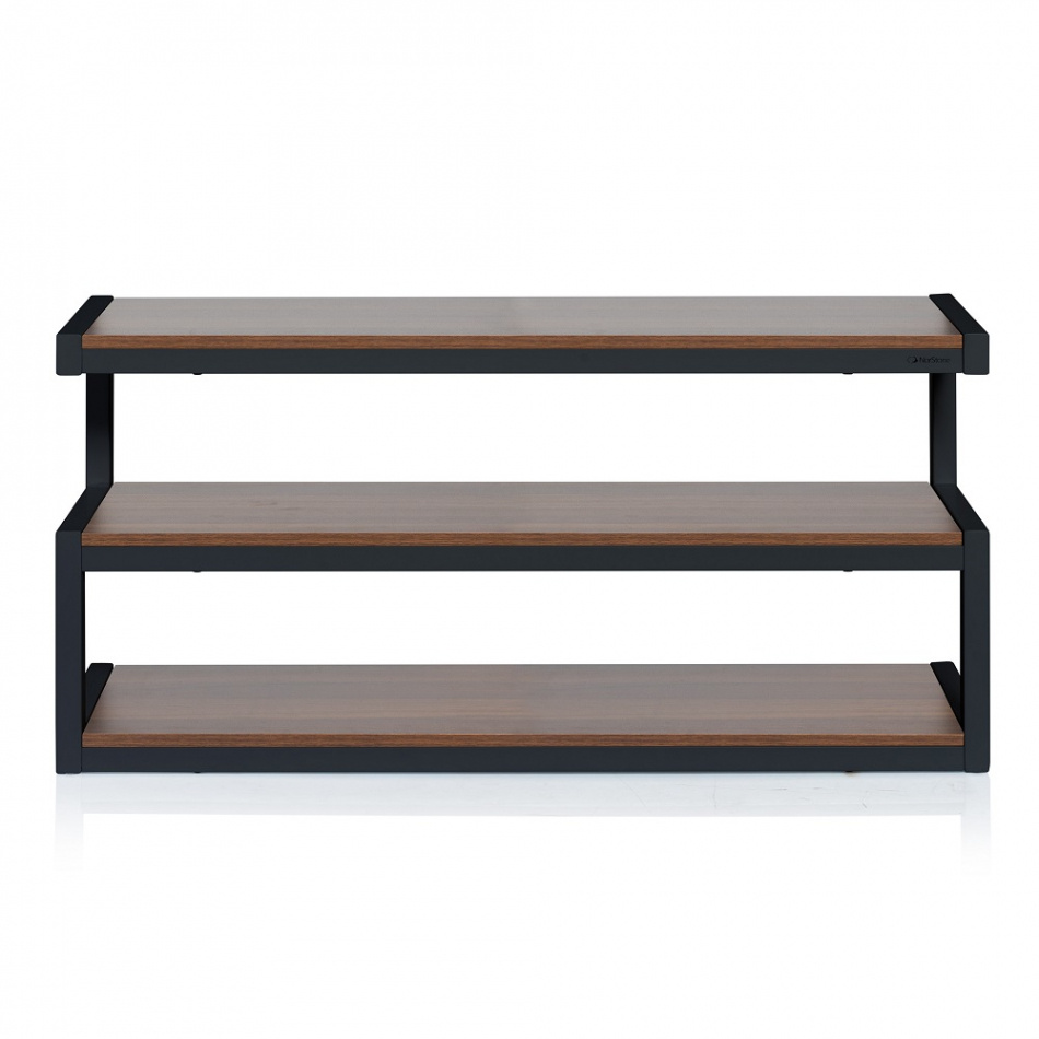 Norstone Esse, Media-Rack schwarz/Walnuss