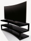 Norstone Esse Curve, Media-Rack in Klavierlackschwarz Norstone Esse Curve, Media-Rack in Klavierlackschwarz