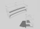 Norstone Esse Curve, Media-Rack in Klavierlackschwarz Norstone Esse Curve, Media-Rack in Klavierlackschwarz