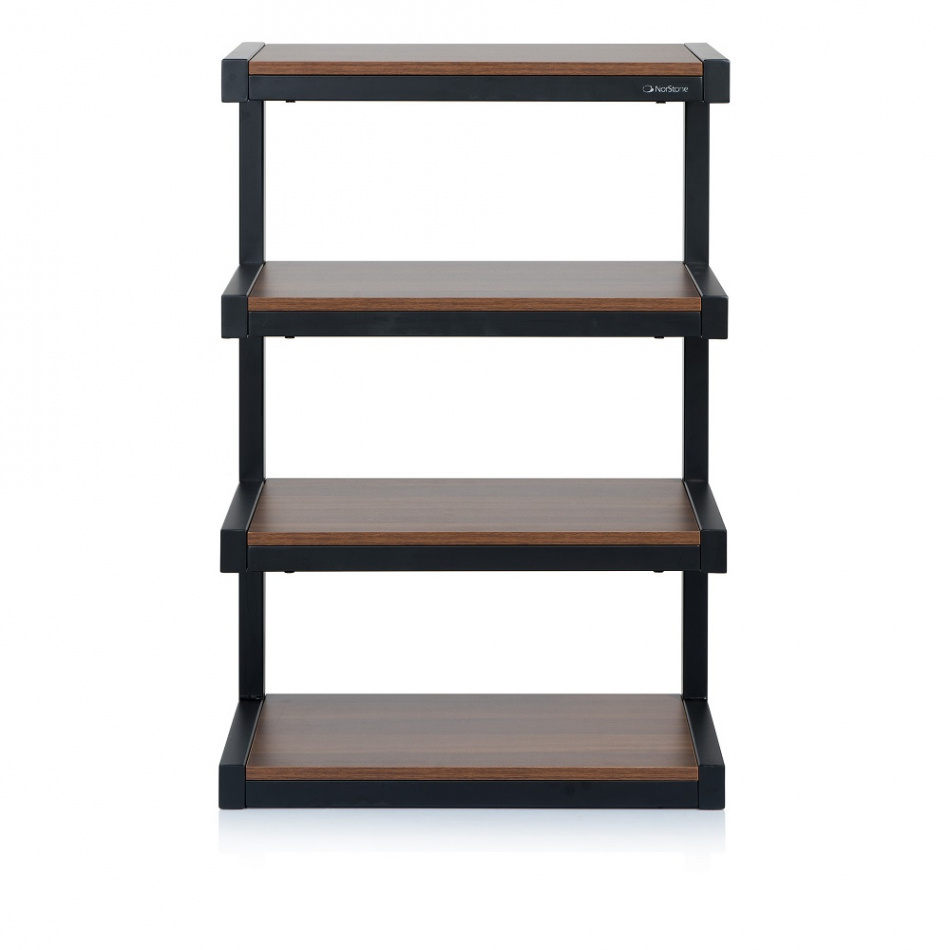 Norstone Esse Hifi, HiFi-Rack schwarz/Walnuss