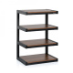 Norstone Esse Hifi, HiFi-Rack schwarz/Walnuss Norstone Esse Hifi, HiFi-Rack schwarz/Walnuss