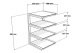 Norstone Esse Hifi, HiFi-Rack schwarz/Walnuss Norstone Esse Hifi, HiFi-Rack schwarz/Walnuss