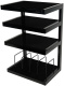 Norstone Esse Hifi Vinyl, schwarzes Stereo-Rack Norstone Esse Hifi Vinyl, schwarzes Stereo-Rack