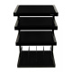 Norstone Esse Hifi Vinyl, schwarzes Stereo-Rack Norstone Esse Hifi Vinyl, schwarzes Stereo-Rack