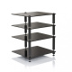 Norstone Bergen 2 mattschwarz, HiFi-Rack Norstone Bergen 2 mattschwarz, HiFi-Rack