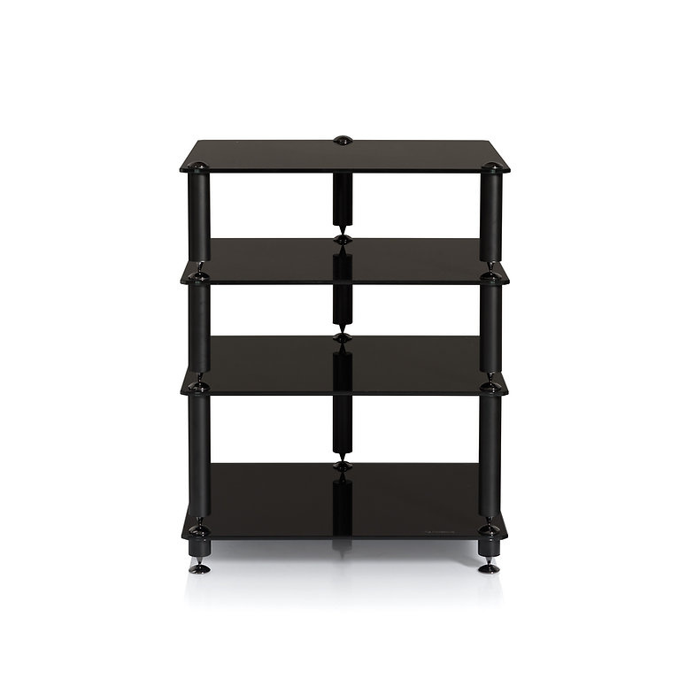 Norstone Bergen 2 mattschwarz, HiFi-Rack