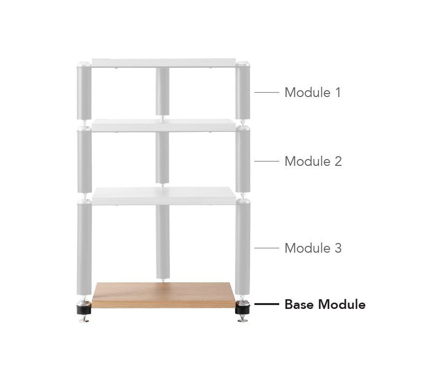 Norstone Copenhagen Base Bodenregal, Eiche