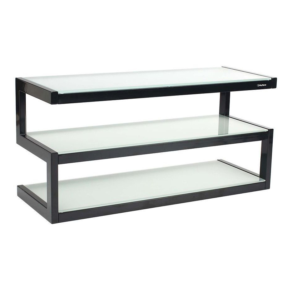 Norstone Esse AV Media-Rack, Satin-Schwarz / Satiniert