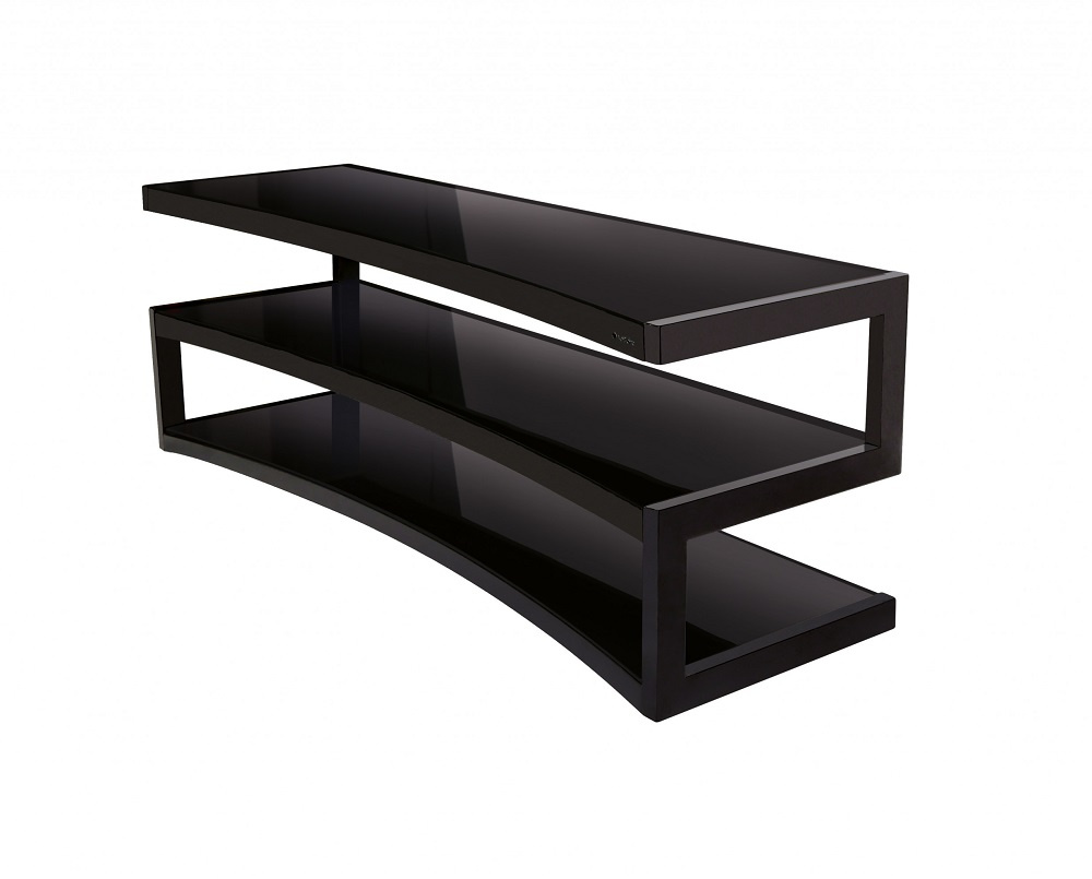 Norstone Esse Curve, Media-Rack satin schwarz