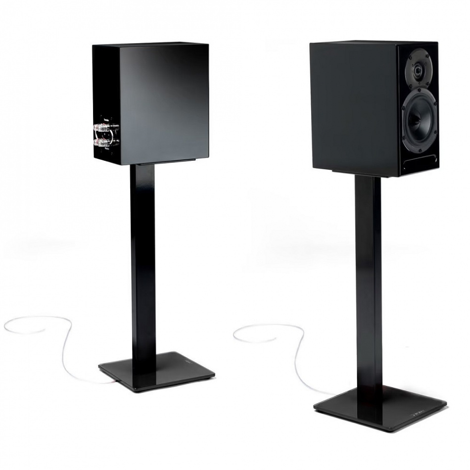 Norstone ESSE Stand Lautsprecherständer 61 cm, mattschwarz, Paar