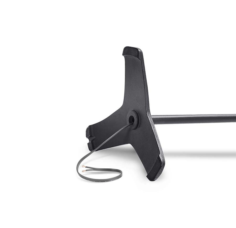 Norstone Finn Edge schwarze Lautsprecherständer, Paar