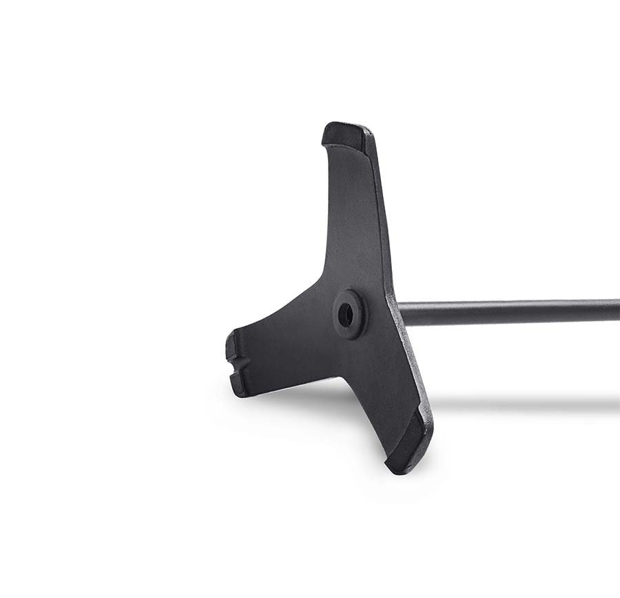 Norstone Finn Edge schwarze Lautsprecherständer, Paar