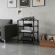 Norstone Slender Hifi elegantes HiFi-Möbel, Gunmetal Grey Norstone Slender Hifi elegantes HiFi-Möbel, Gunmetal Grey