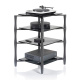 Norstone Slender Hifi elegantes HiFi-Möbel, Gunmetal Grey Norstone Slender Hifi elegantes HiFi-Möbel, Gunmetal Grey