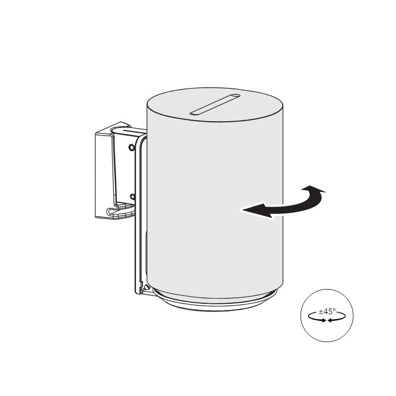 Norstone Sonos Era 100 WM neigbare Wandhalterung, weiß