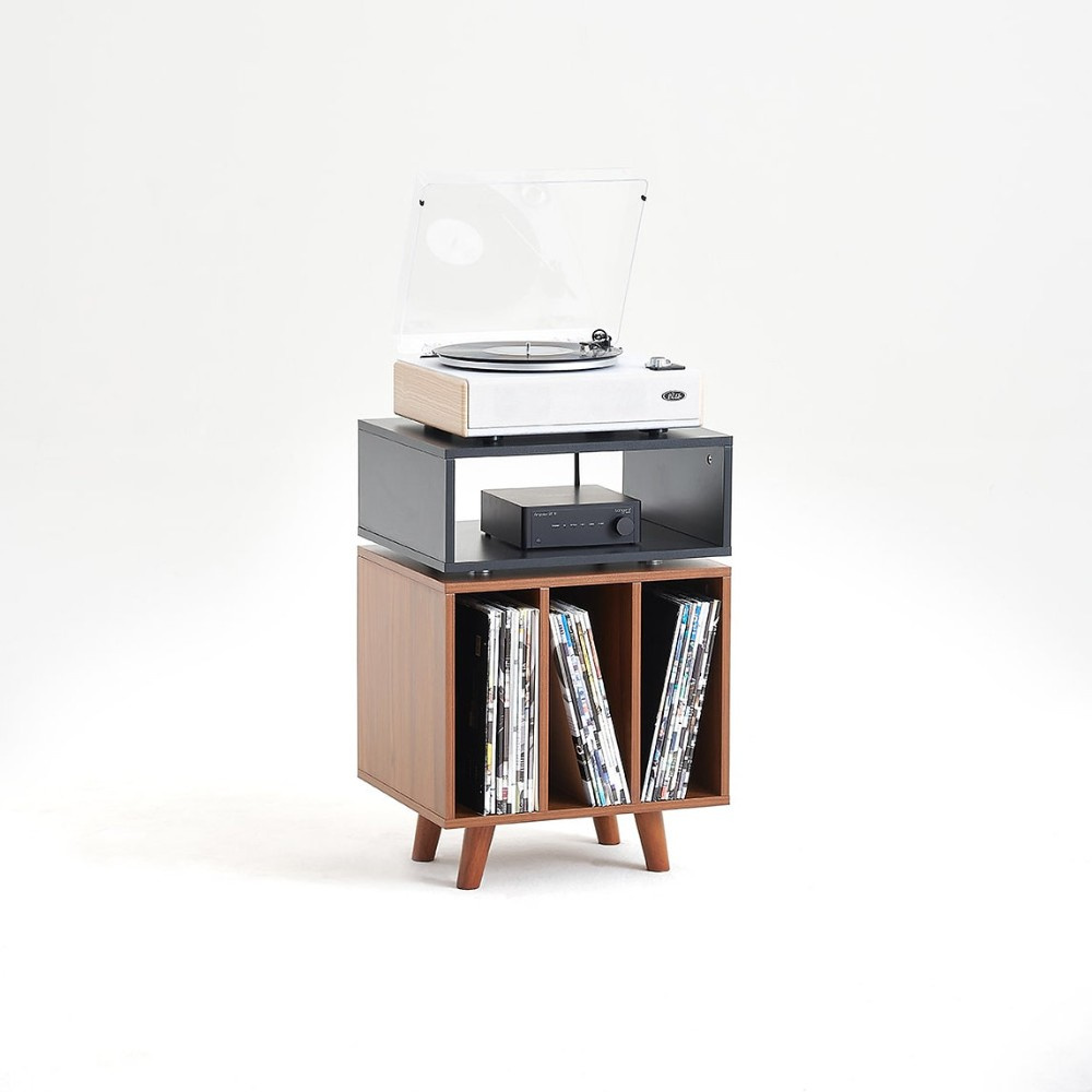 Norstone Stockholm 700, schwarz/Nussbaum