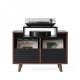 NorStone Oslo Vinyl 800 Medienbank, schwarz/Nussbaum NorStone Oslo Vinyl 800 Medienbank, schwarz/Nussbaum