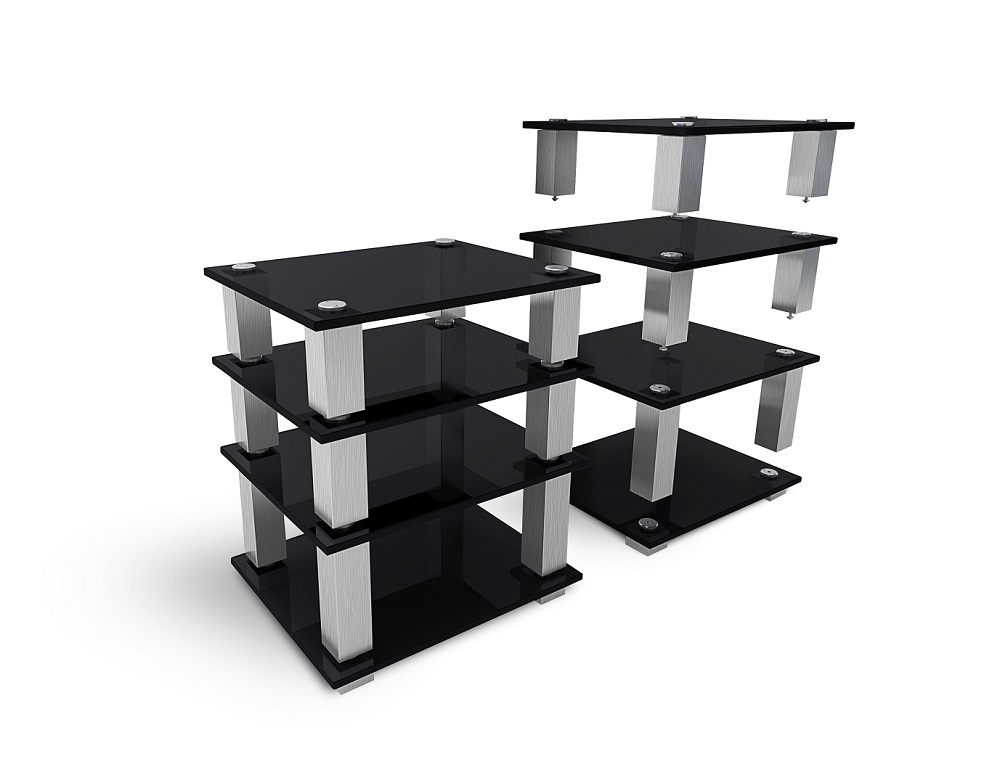 Norstone Square HiFi, Rack mit vier Ebenen